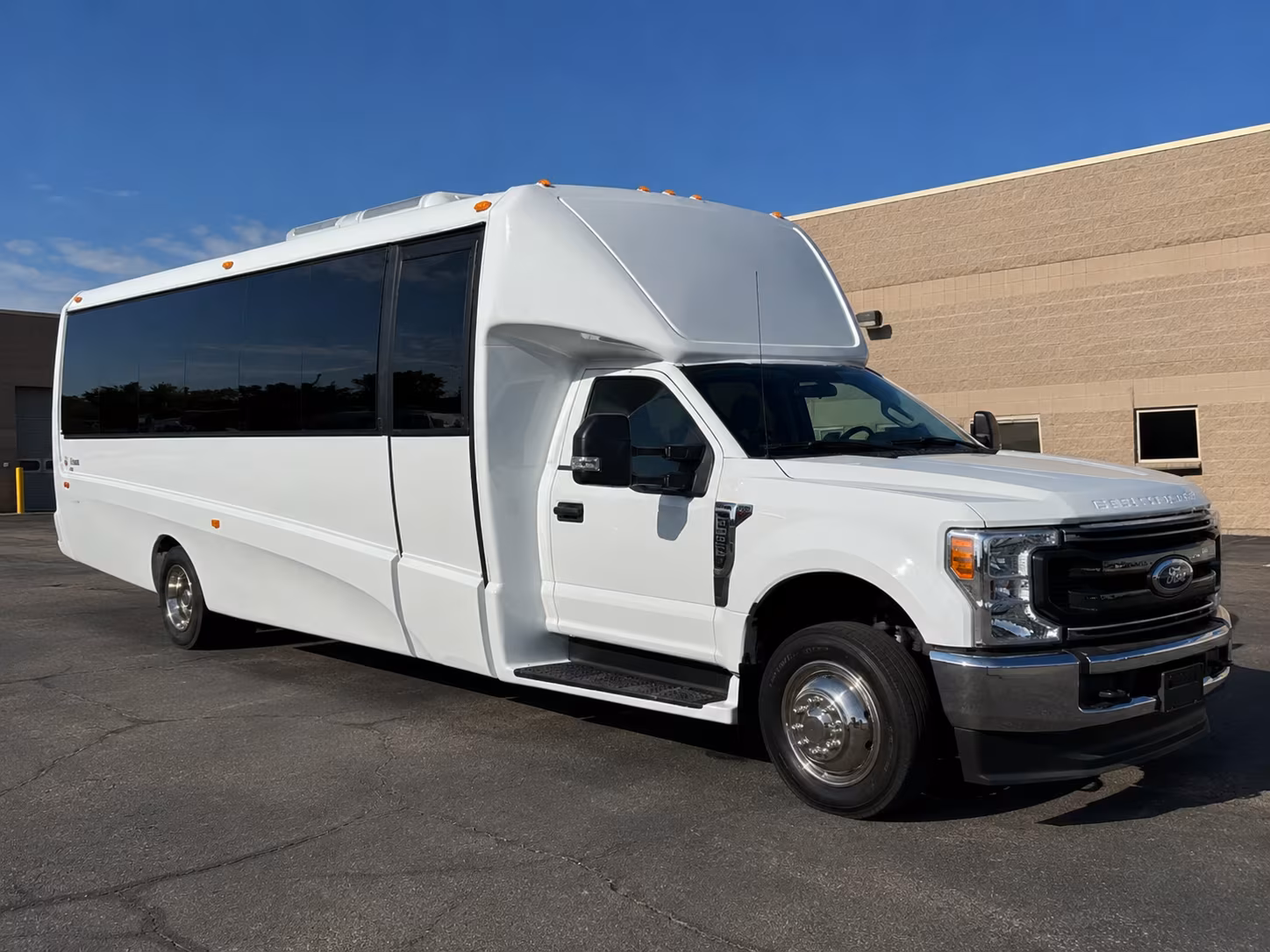 bridal party minibuses and sprinter vans for getting ready day transportation