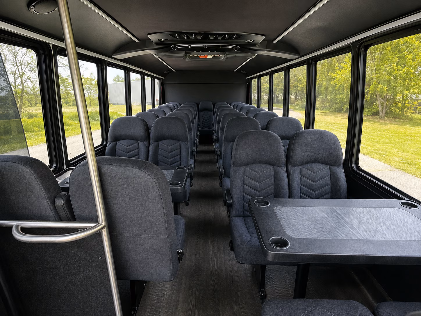 orlando 18 passenger minibus interior