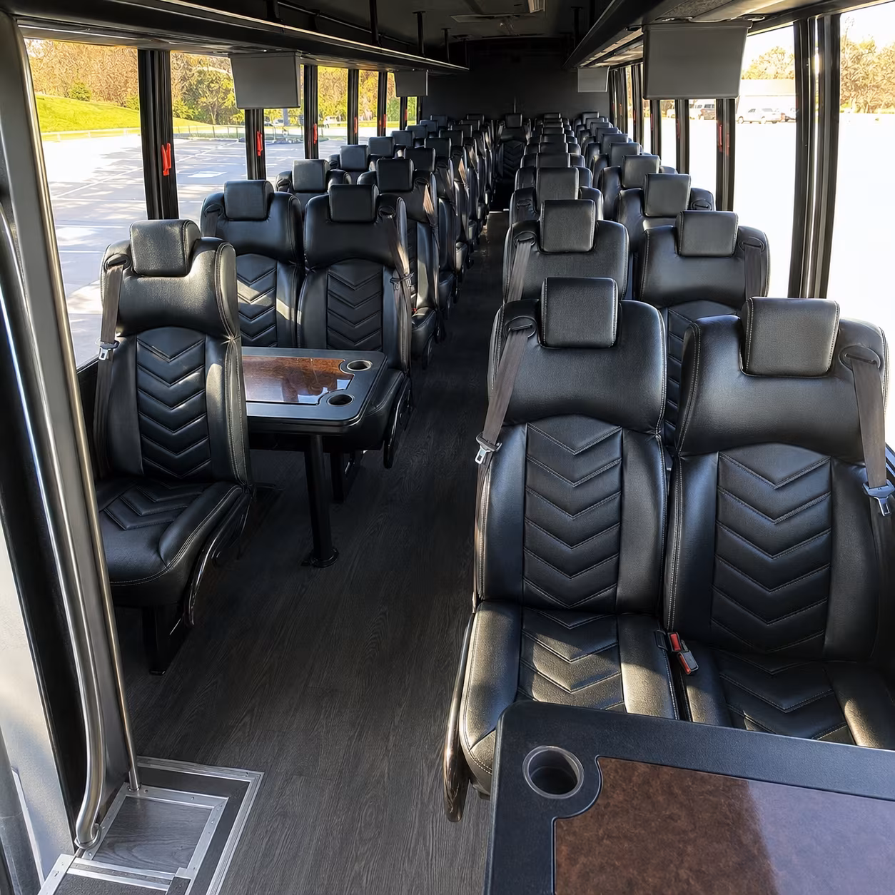 orlando 30 passenger minibus inside