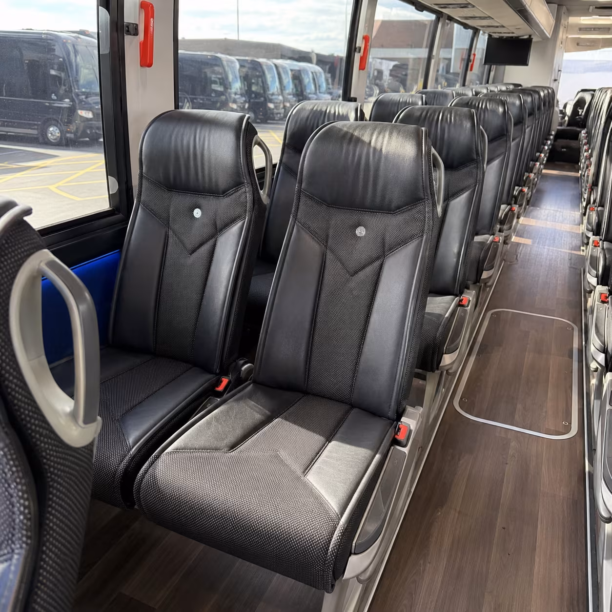 orlando 40 passenger charter bus interior