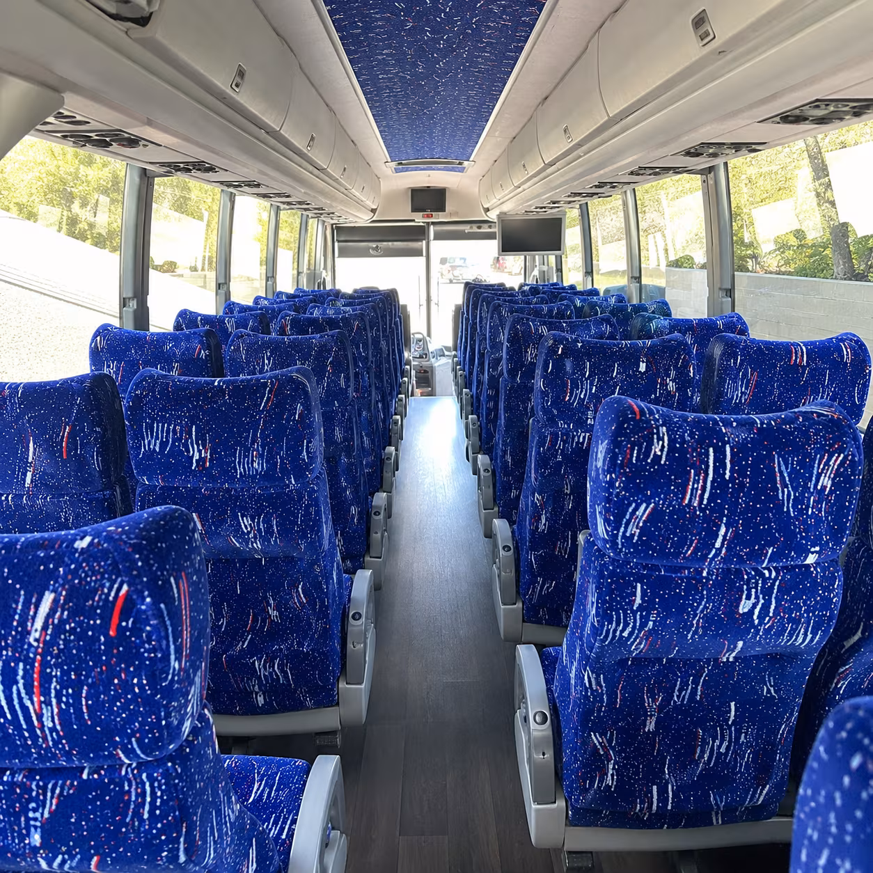orlando 50 passenger charter bus interior