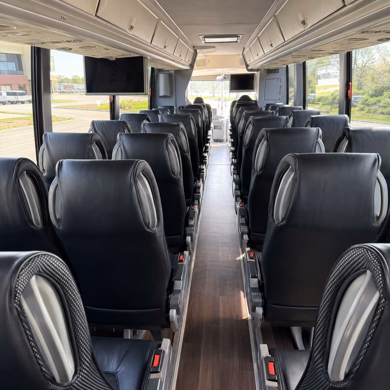 orlando 56 passenger charter bus inside