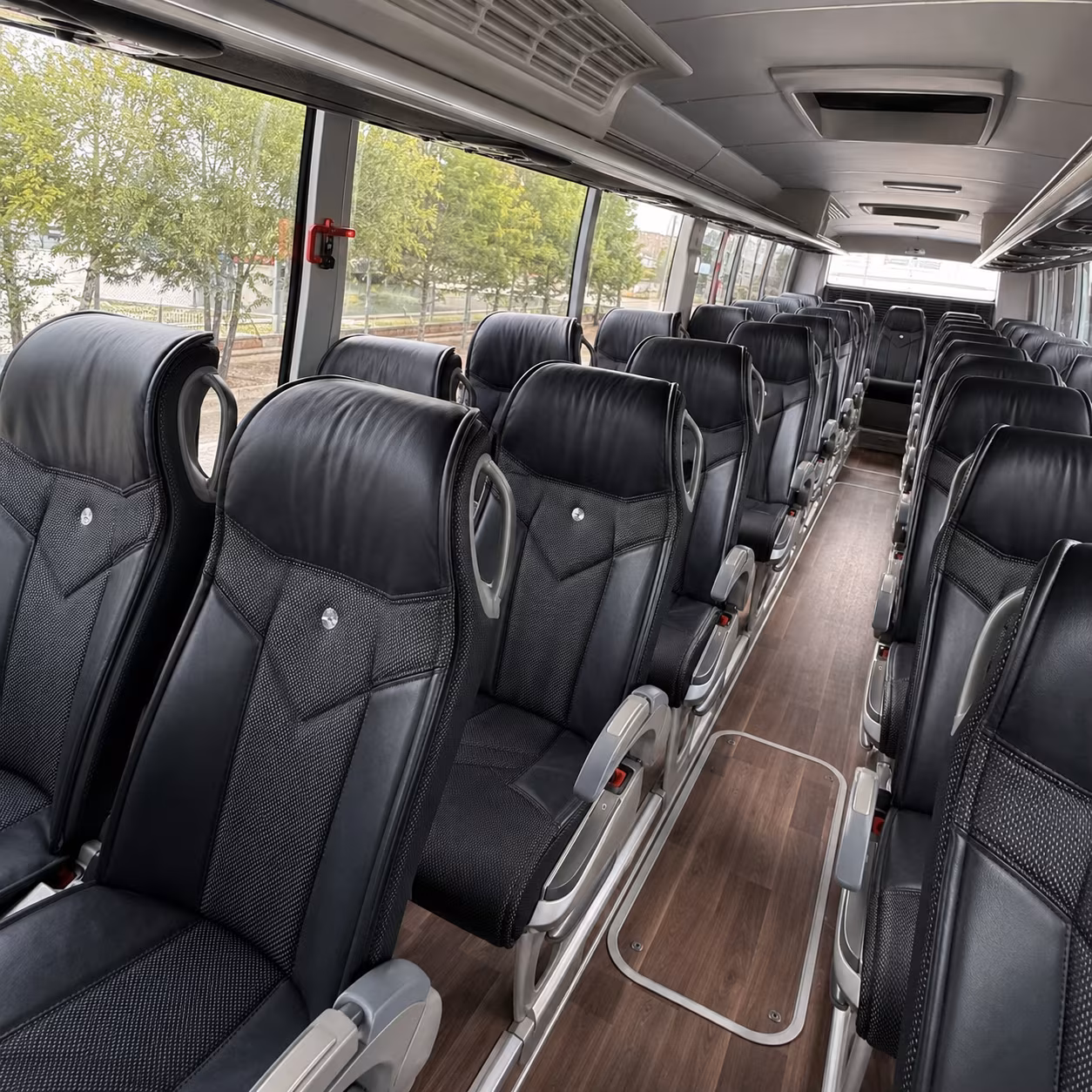 orlando charter bus inside